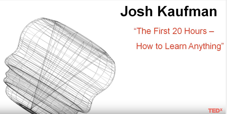 Josh Kaufman ensina como aprender qualquer coisa em 20 horas